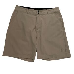 Smartwool Performance Men’s 8” Khaki Shorts - Size Medium